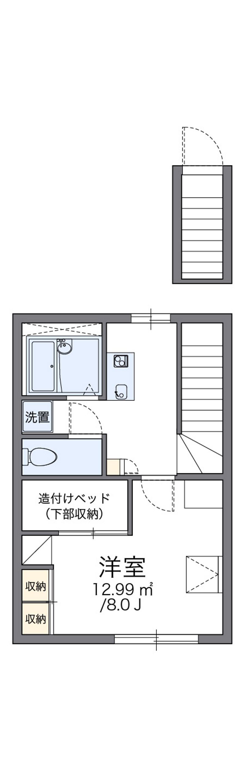 レオパレスリリオン 間取図