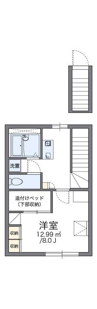 レオパレスリリオン 間取り図