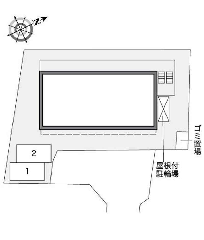 レオパレス菅生 配置図