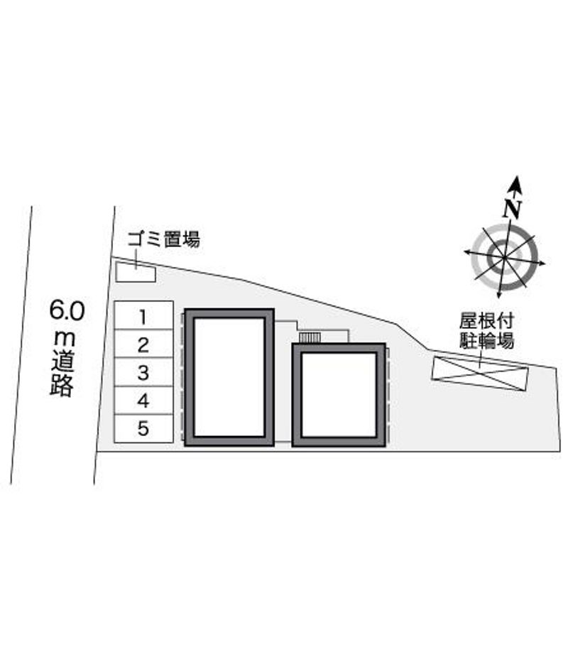 レオパレスセレーノ 配置図