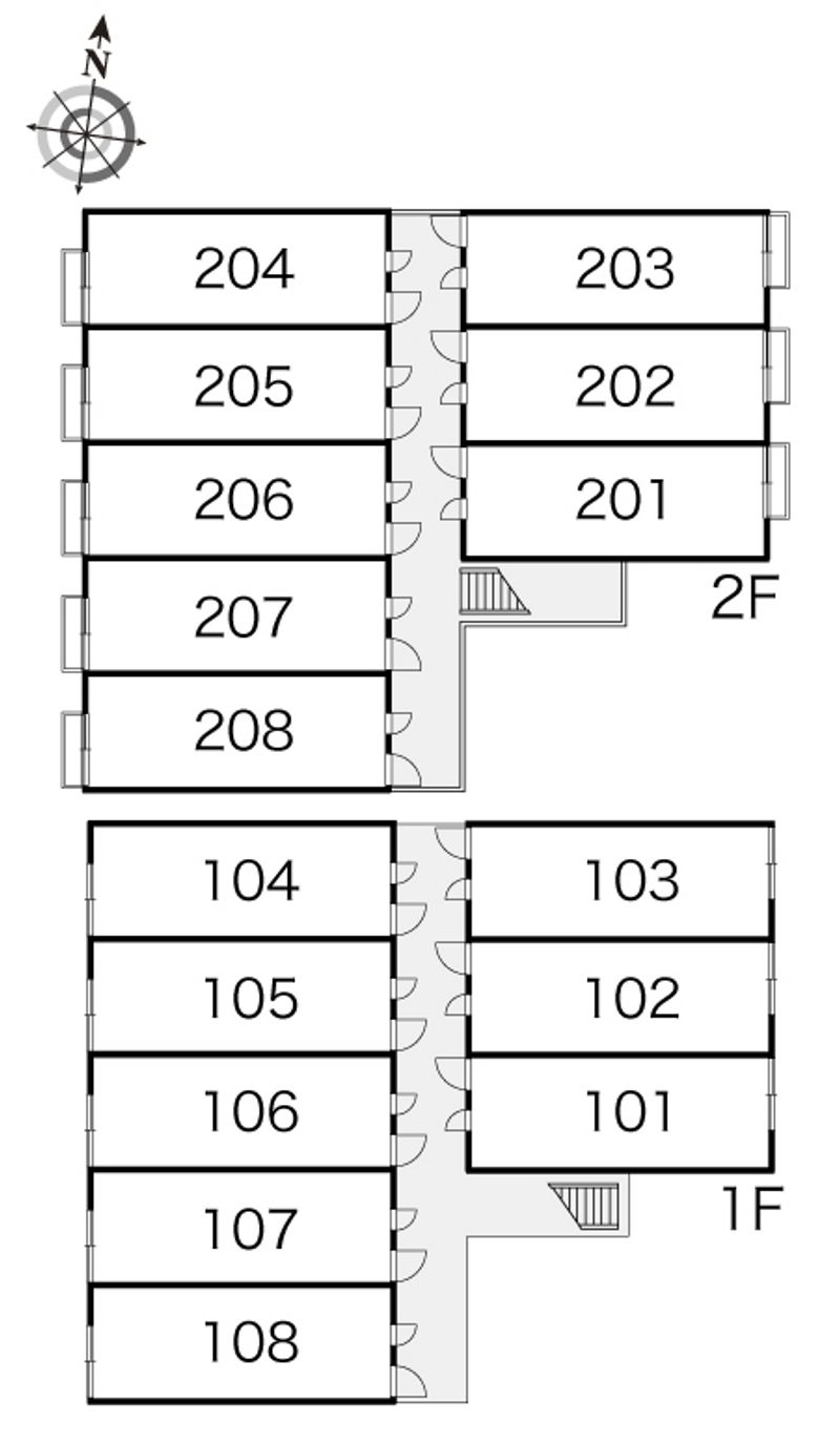 レオパレスＧ　パーク 間取配置図