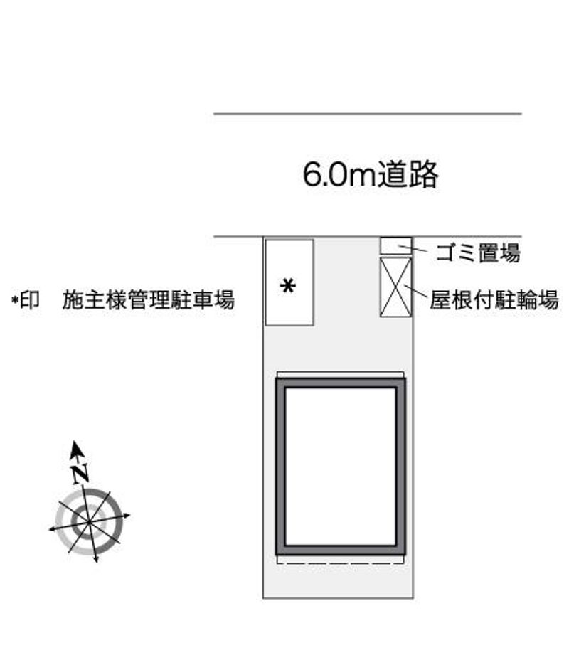 レオパレスメルベーユ 配置図