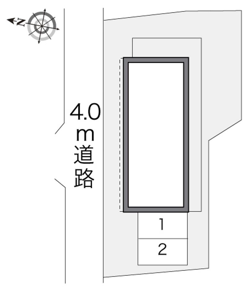 レオパレス南林間第１ 配置図