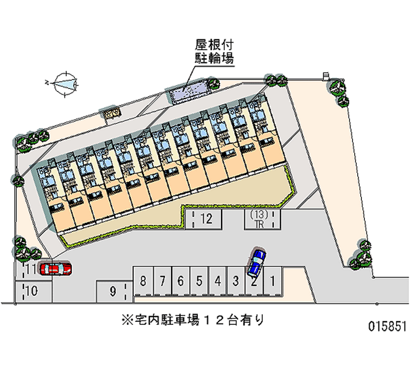 15851月租停車場