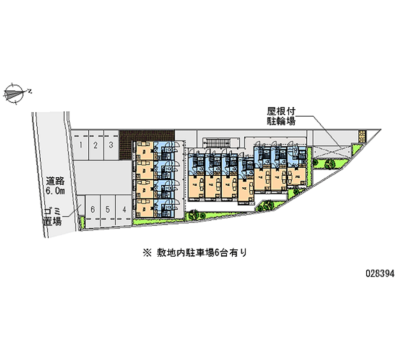 レオパレスエルザ２ 月極駐車場