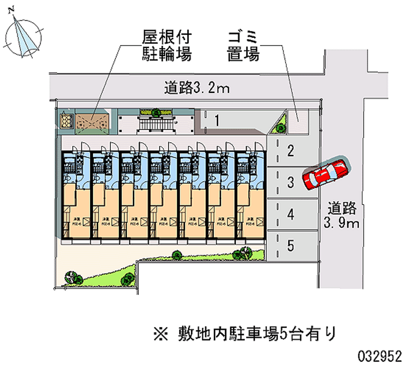 レオパレスクレール住吉 共用部分