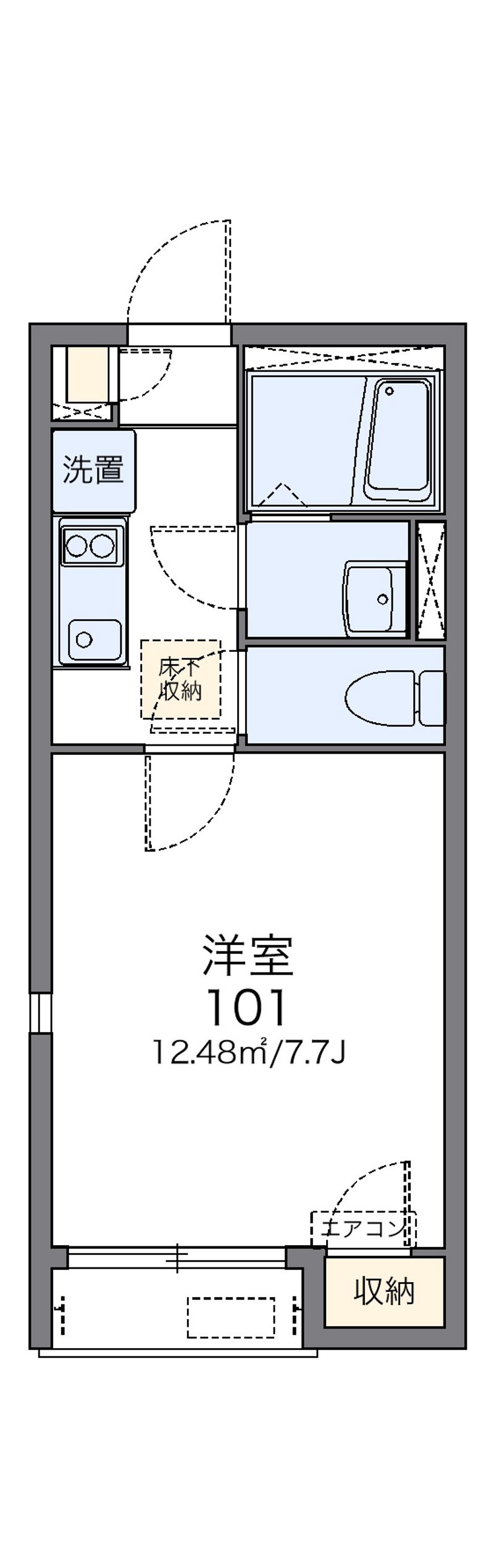 レオネクストＭ３ 間取図