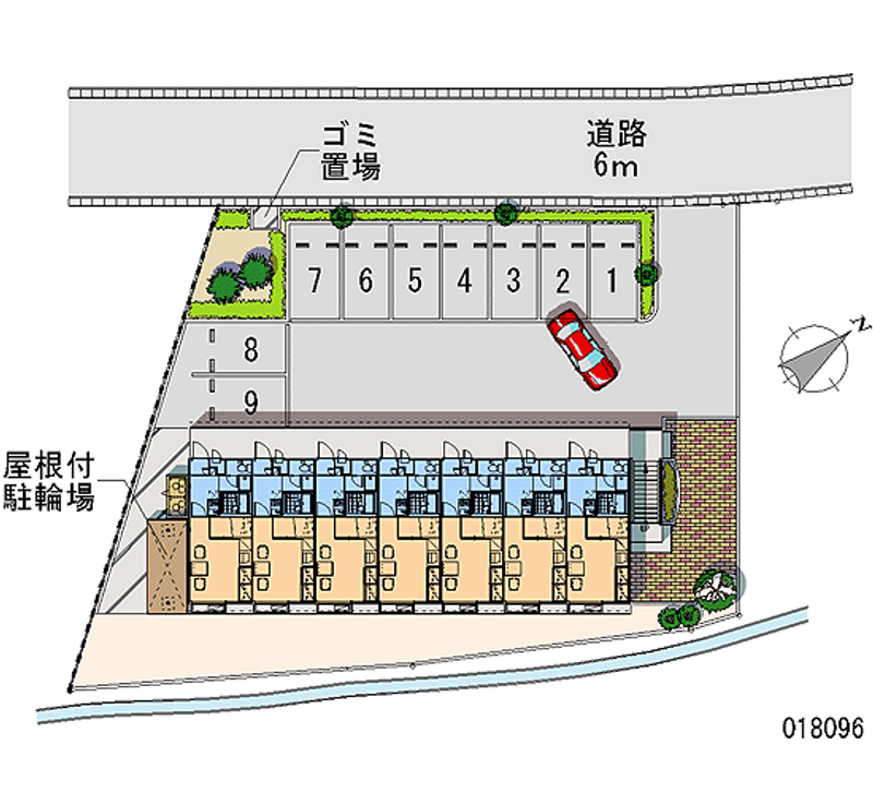 レオパレスリトル　アイランド 月極駐車場