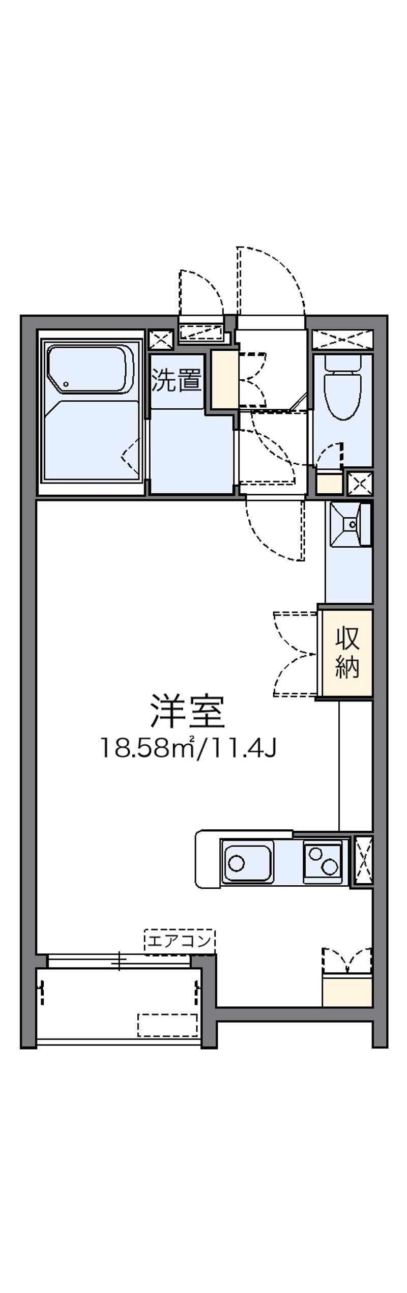レオネクスト北斗Ⅲ 間取り