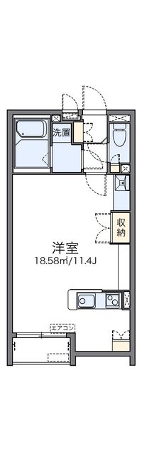 レオネクスト北斗Ⅲ 間取り図