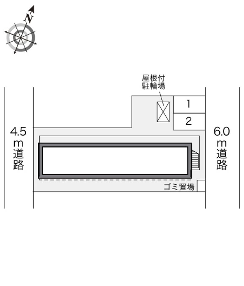 レオパレス相武台Ｒｅｓｔ 配置図