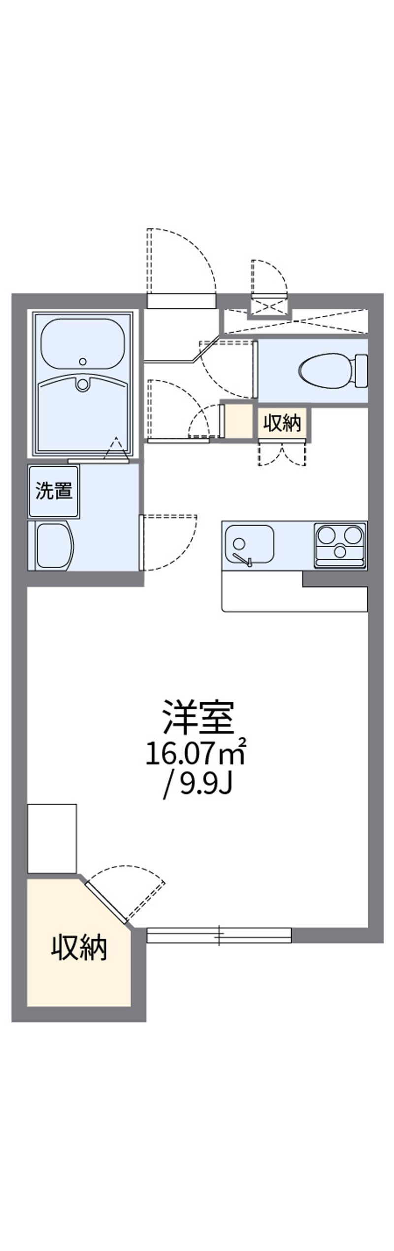leopalace Casa Verde Aburayama II Sơ đồ nhà