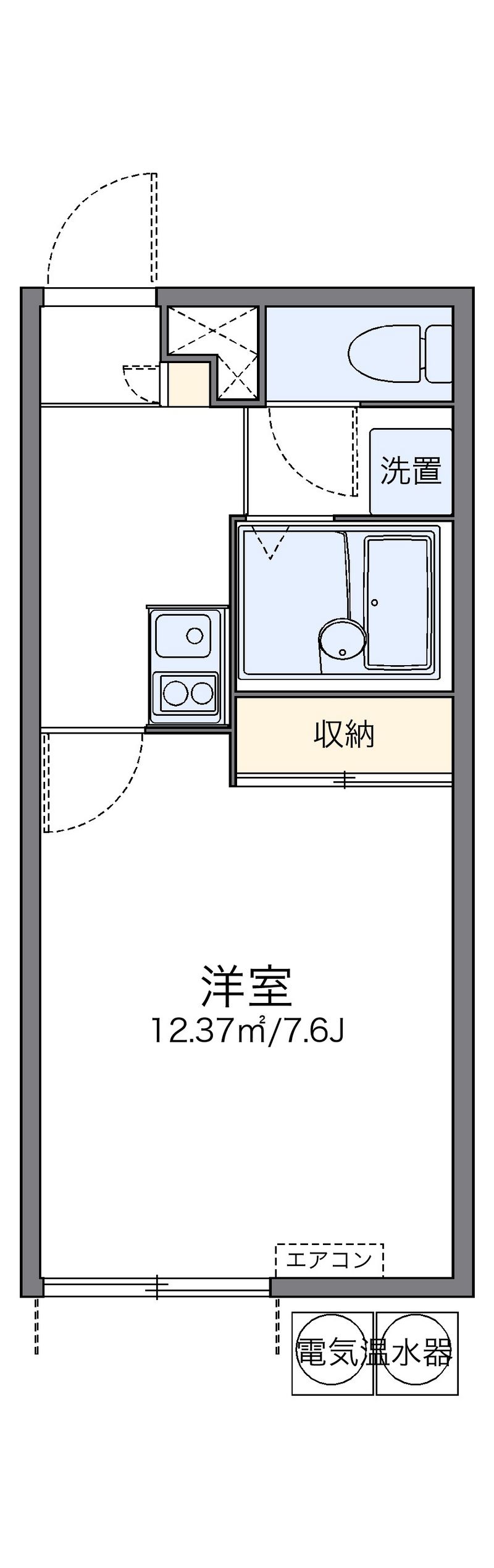 レオパレスメイセイⅢ 間取図