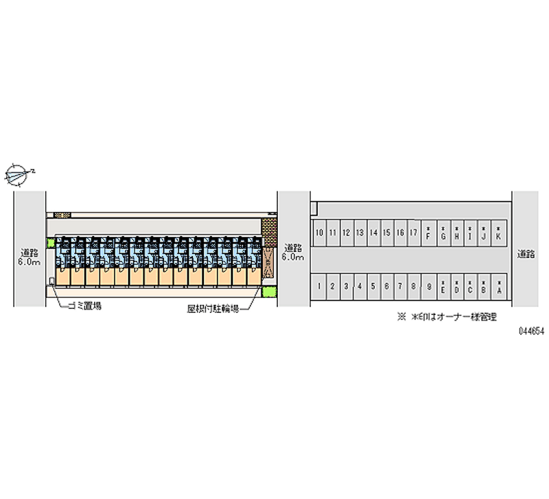 44654 bãi đậu xe hàng tháng