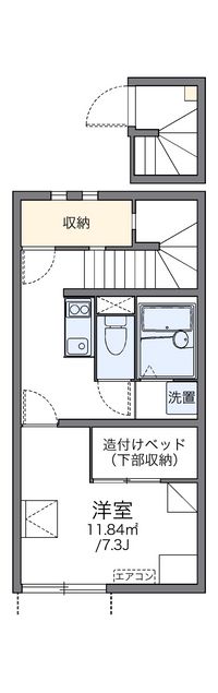 レオネクストＫＵＲＩＣＯ 間取り図