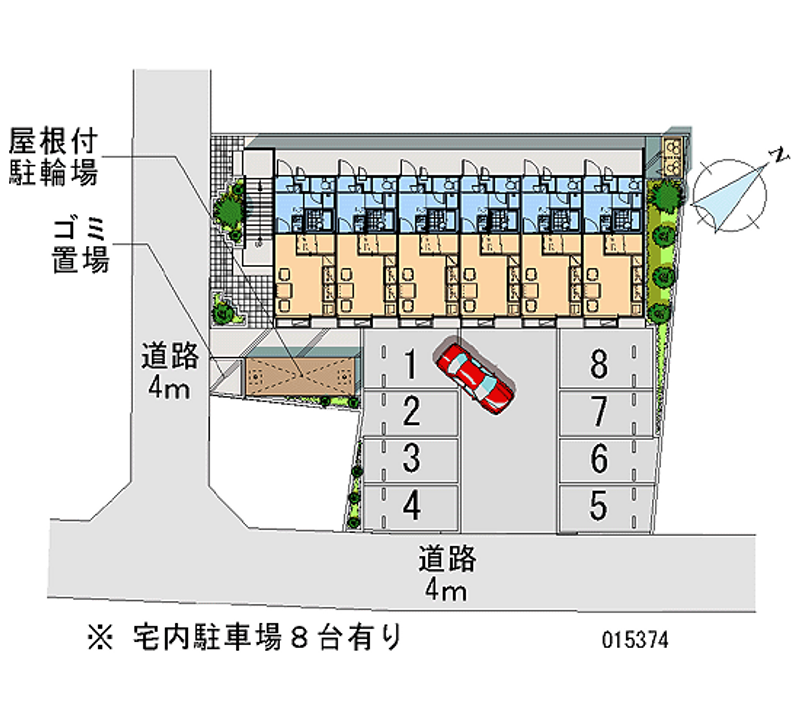 レオパレスシャトラン 月極駐車場