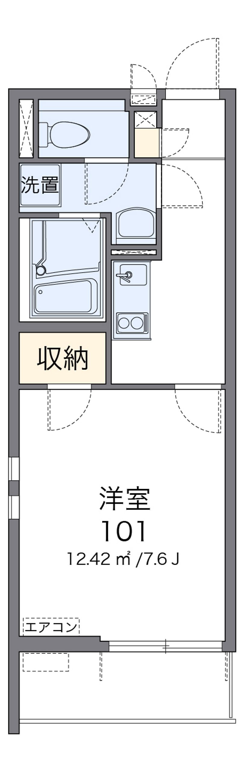 クレイノファミーユＳ 間取図