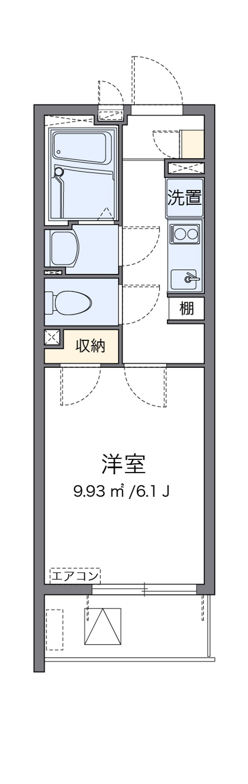 クレイノ与野 間取図