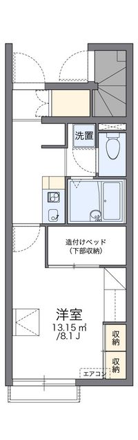 レオパレスリッチＭ 間取り図