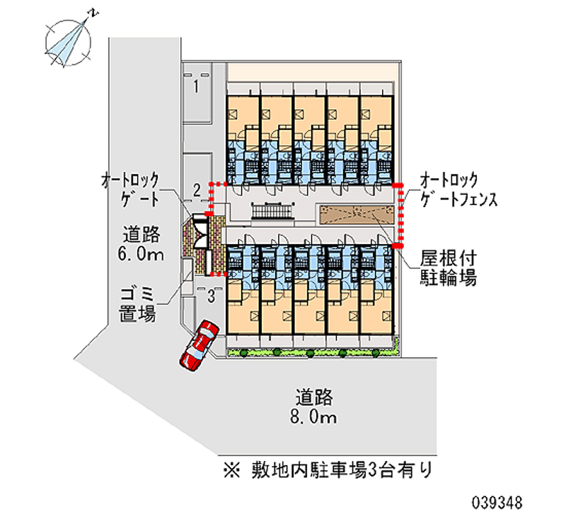 レオパレス東千葉 区画図