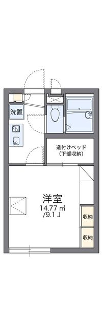 レオパレス大和郡山 間取り図