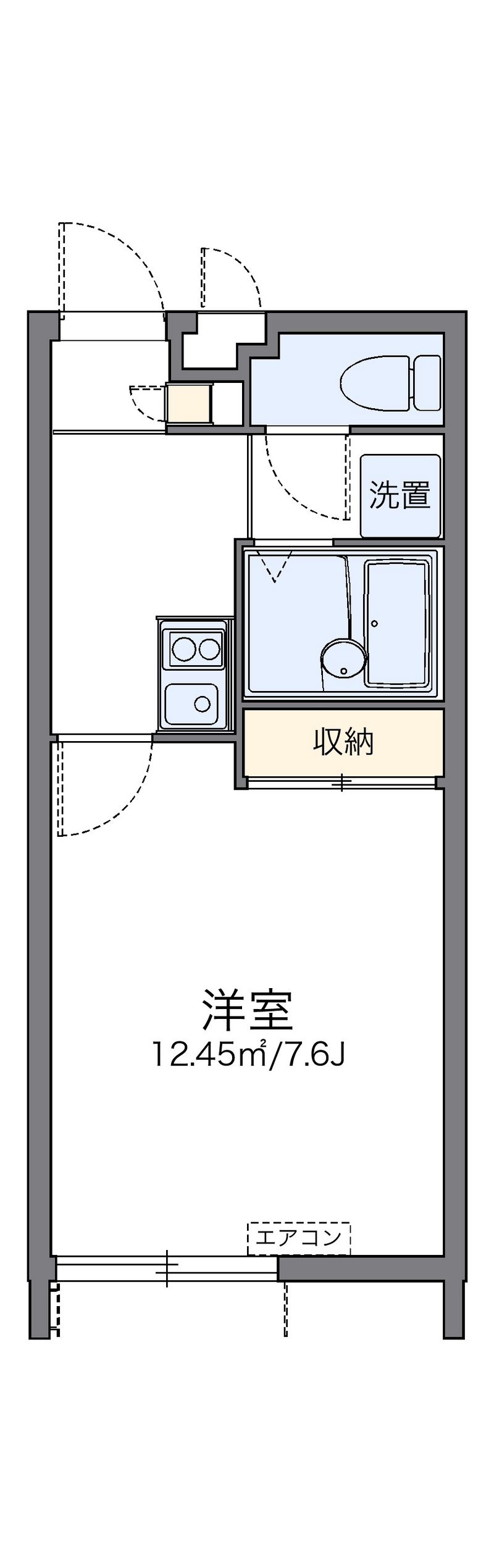 レオパレス豊 間取図
