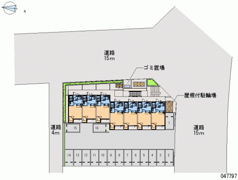 47797月租停車場