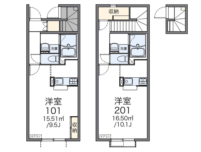 レオネクストハピネスⅡ 間取図