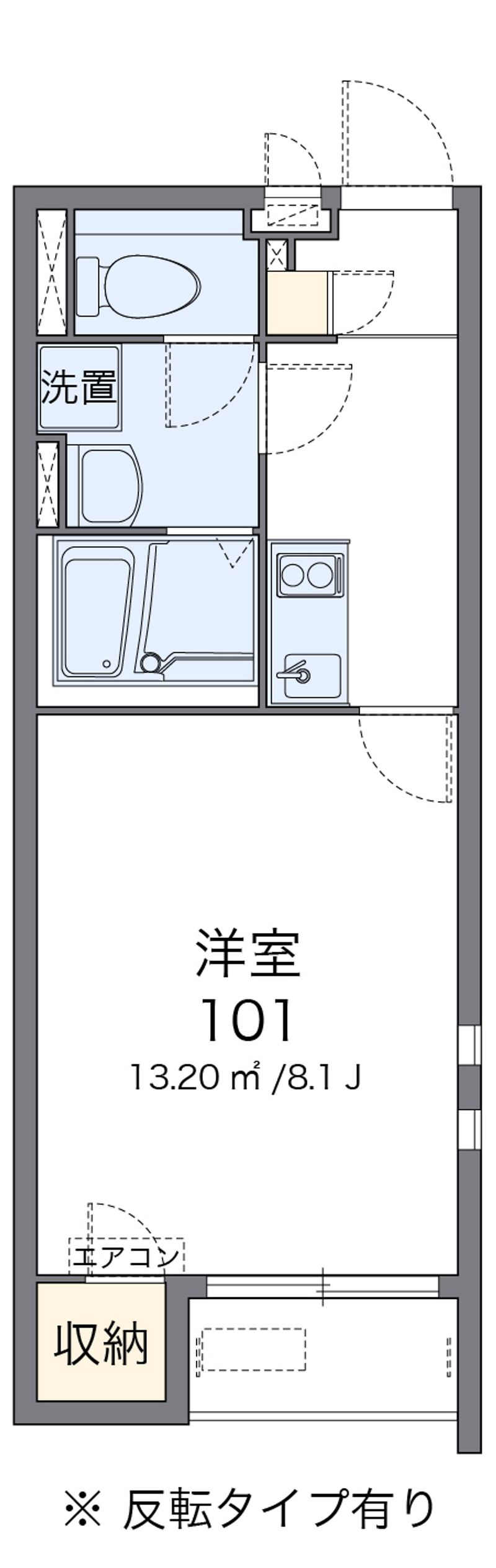 クレイノウイングス瓜破 間取図