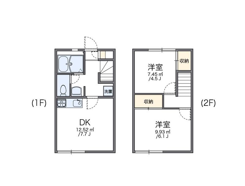 レオパレスバルヴェールⅡ 間取図