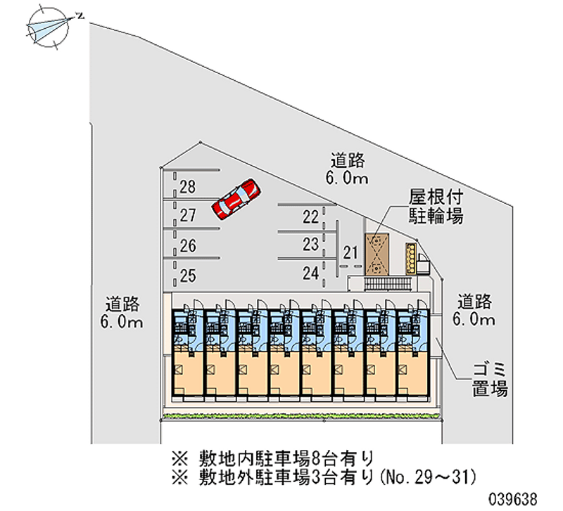 39638 bãi đậu xe hàng tháng