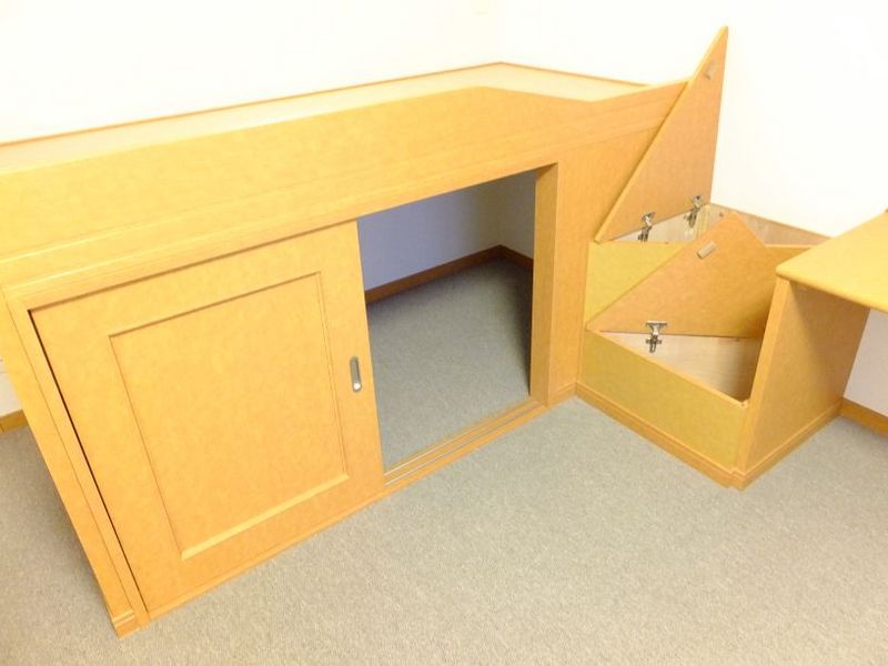 レオパレスハナミズキ仁戸名 収納