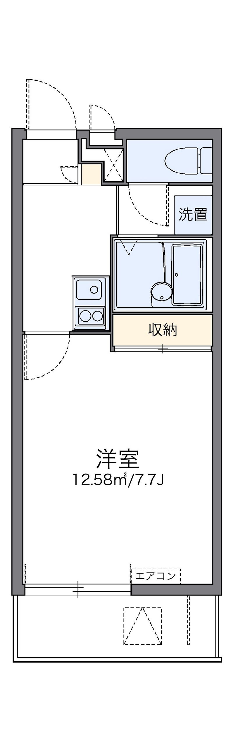 レオパレスうみのかぜ 間取り