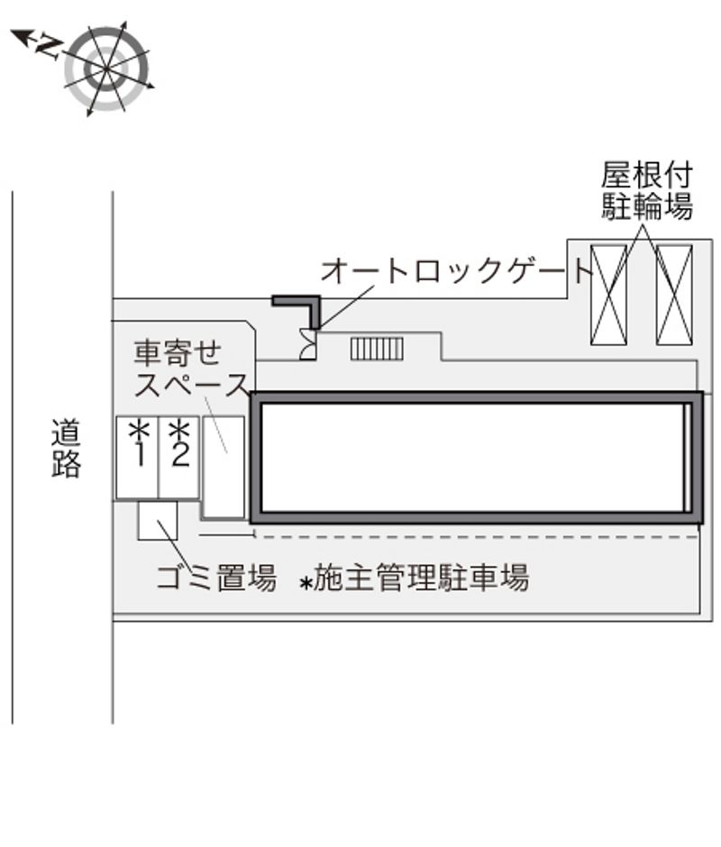レオパレスリリー 配置図