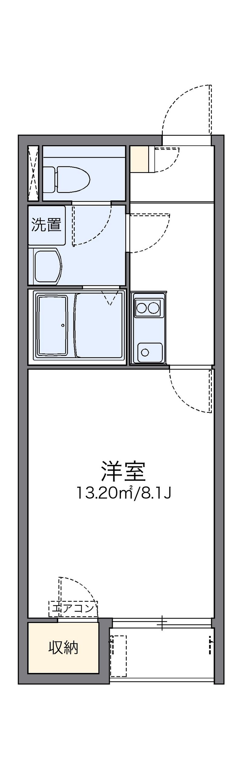 レオネクストパークサイド 間取図