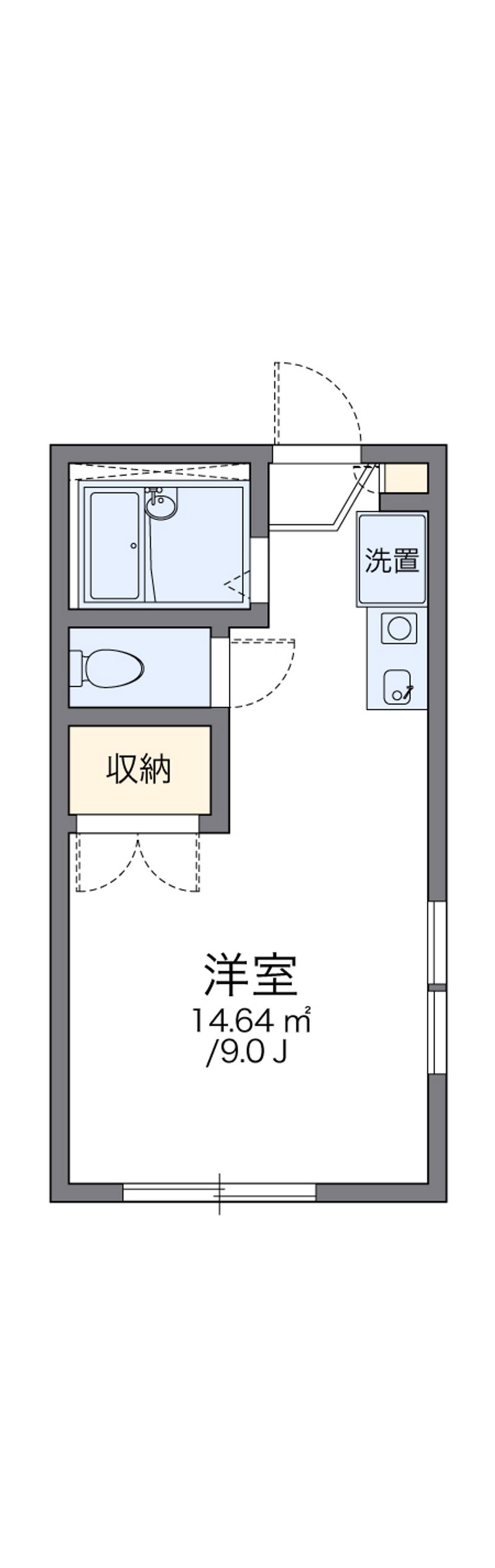 レオパレスあまの 間取り