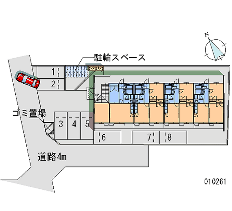 10261 Monthly parking lot