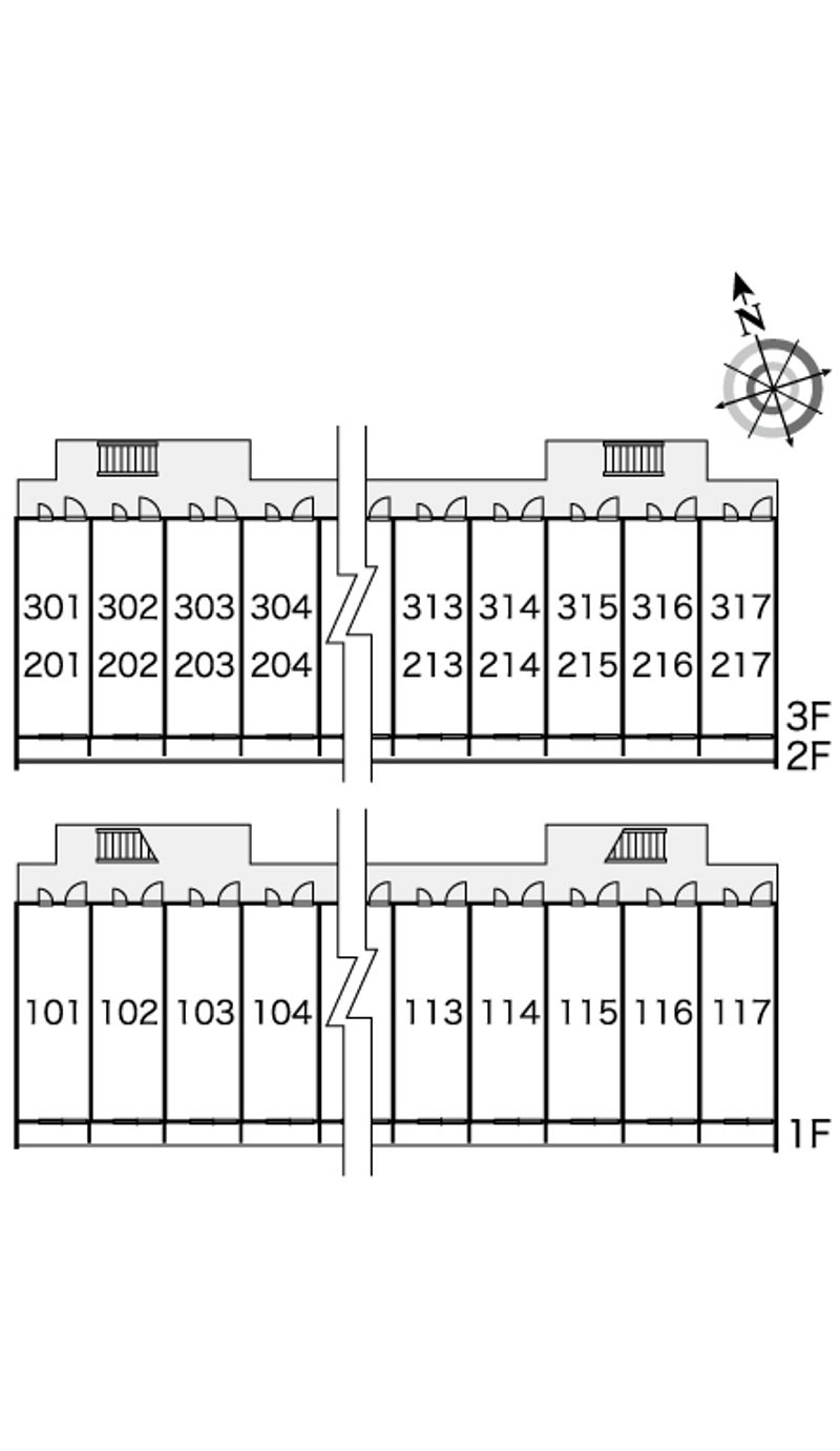 レオパレス太陽 間取配置図