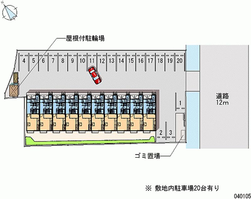 レオパレス福生 月極駐車場