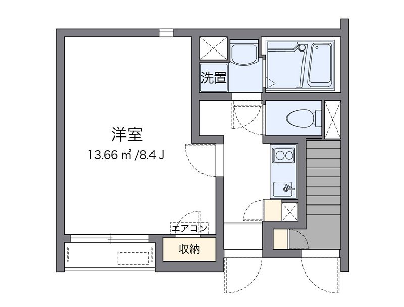 クレイノエクセルハジメⅡ 間取図