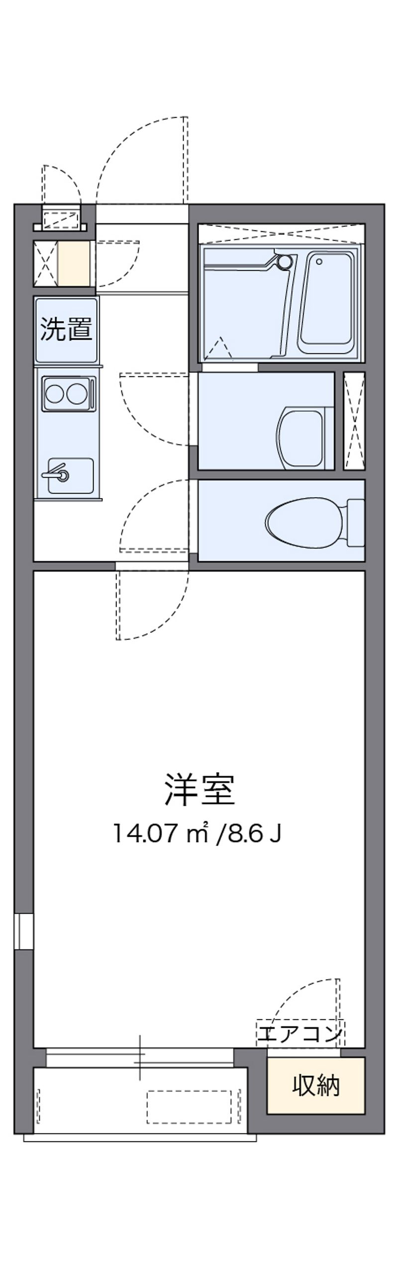 レオネクスト百合Ⅱ 間取り