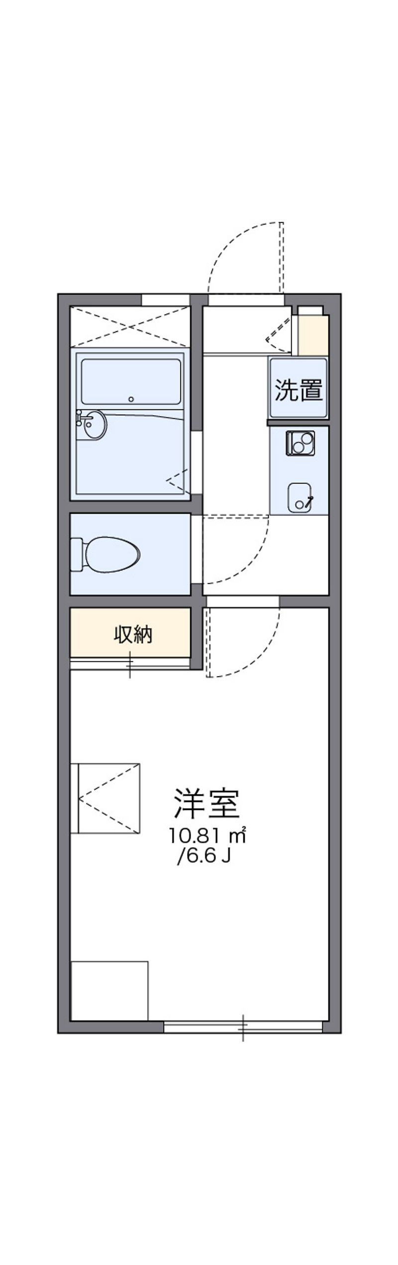 レオパレスガーデ二ア宮沢町 間取図