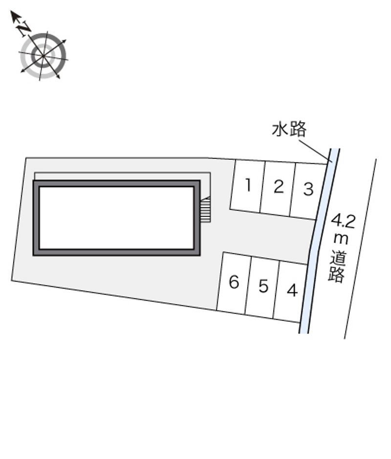 レオパレス宮嶋 配置図