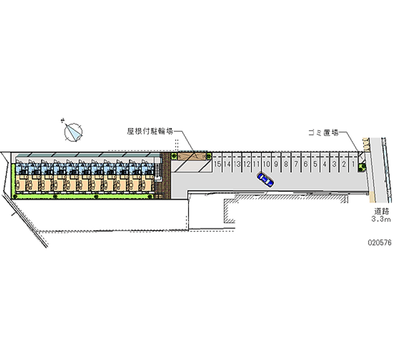 レオパレス高洋 月極駐車場