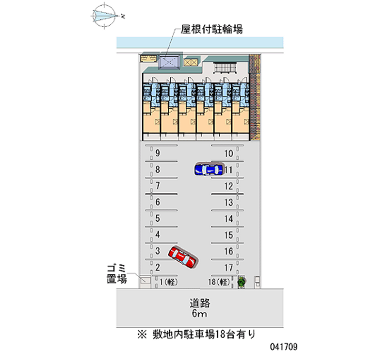 レオパレスエクセレンス０９ 月極駐車場