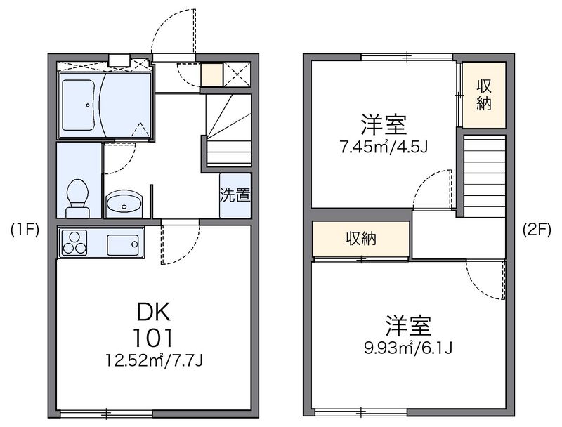 レオパレスＥｖｅｒ　Ｇｒｅｅｎ 間取図