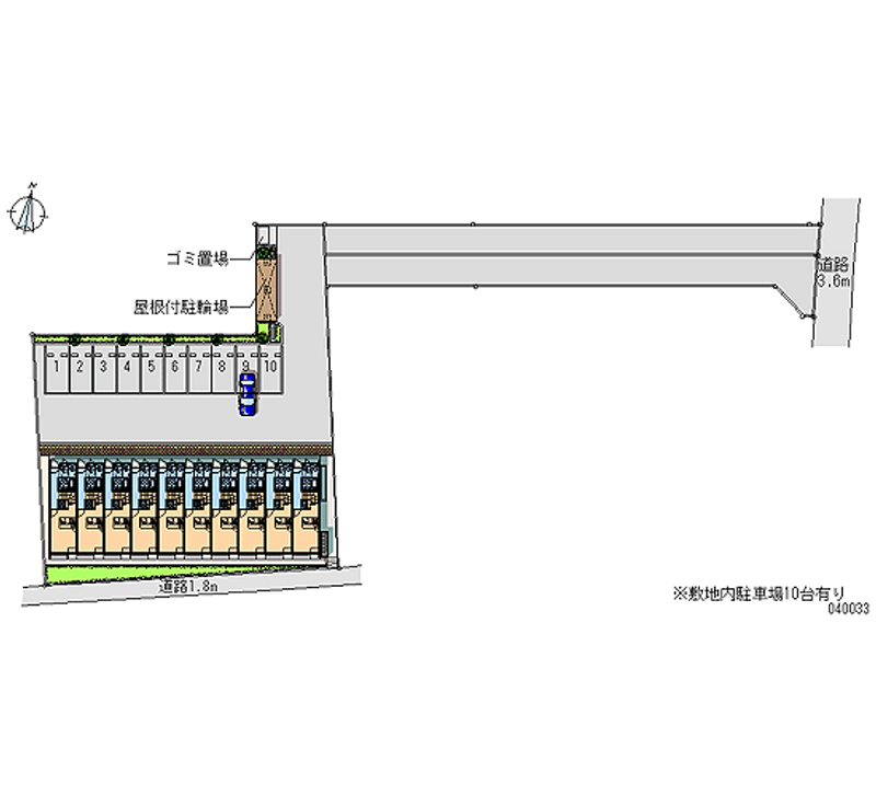 40033 bãi đậu xe hàng tháng