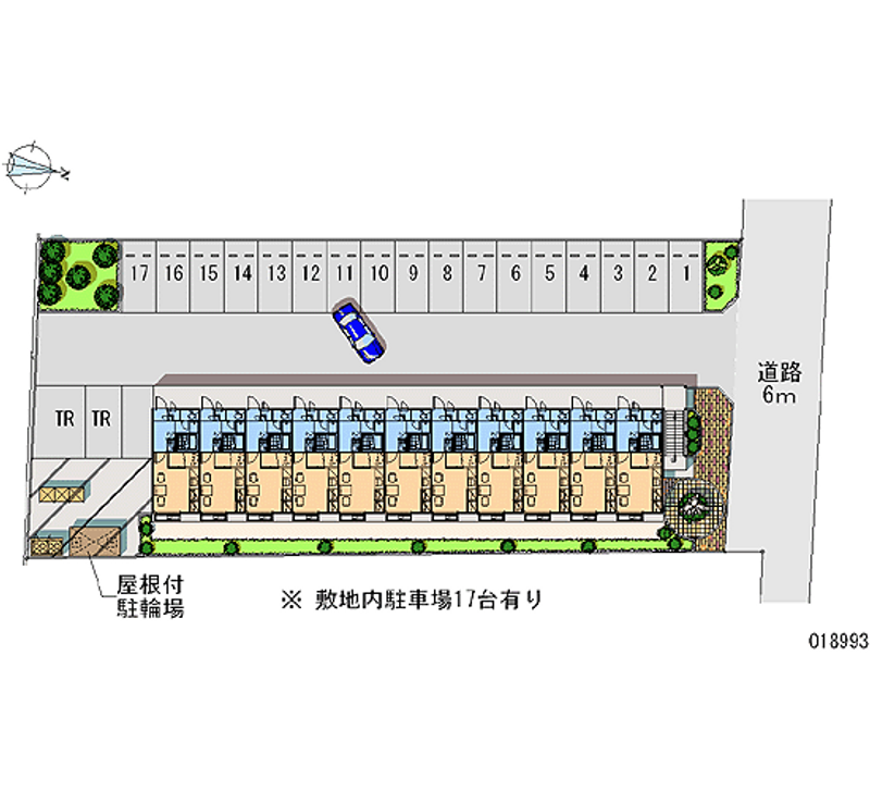 レオパレスＷＥＳＴ　ＣＯＵＲＴ 月極駐車場