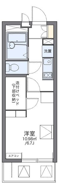 レオパレスプレシャス 間取り図