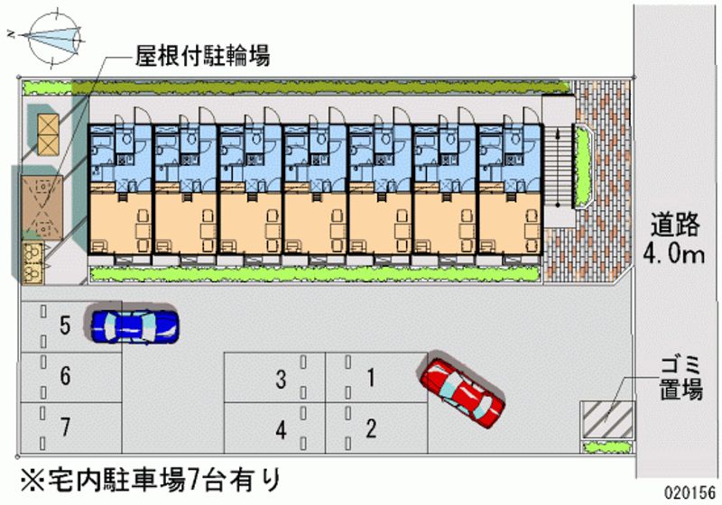 レオパレス広瀬 月極駐車場